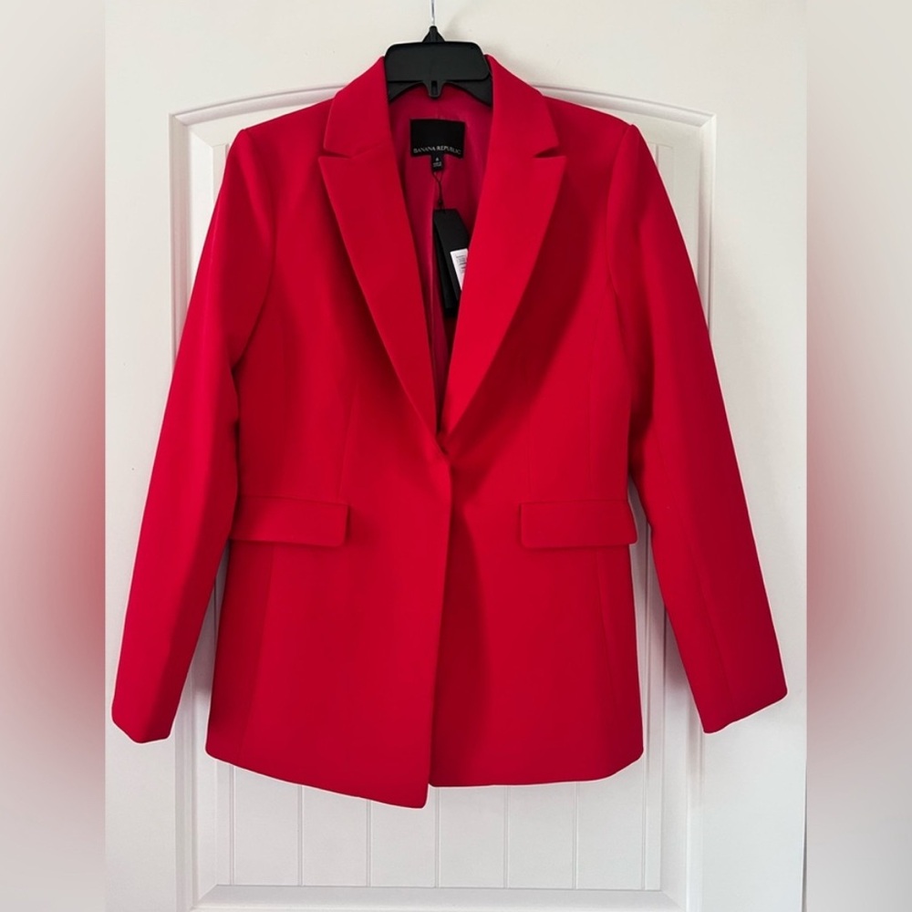 Banana Republic NWT Red Blazer